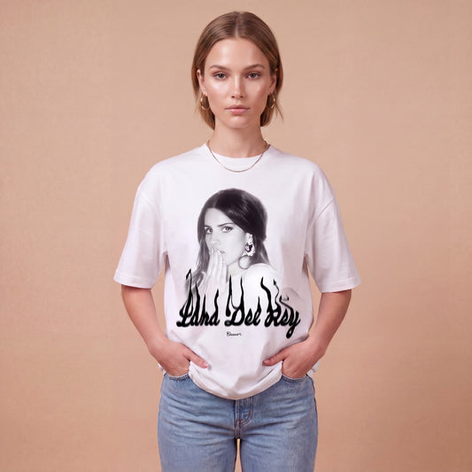 Lana Del Rey Oversized Graphic Tee